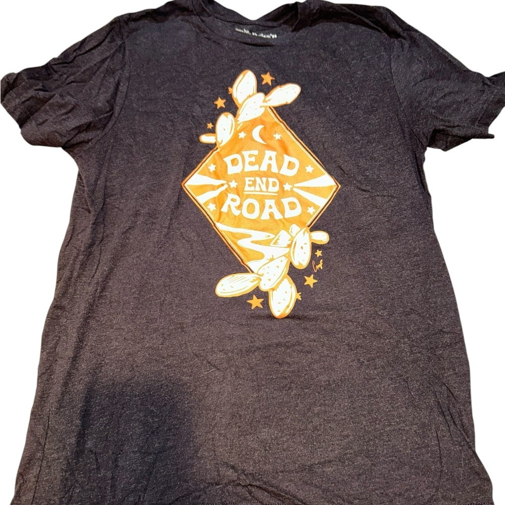 Black Graphic Ranch Dress’n T-Shirt with western Design